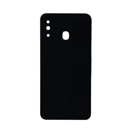 Back Cover+Camera Lens Samsung Galaxy A20/A205 Black